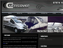 Tablet Screenshot of cutncover.co.uk